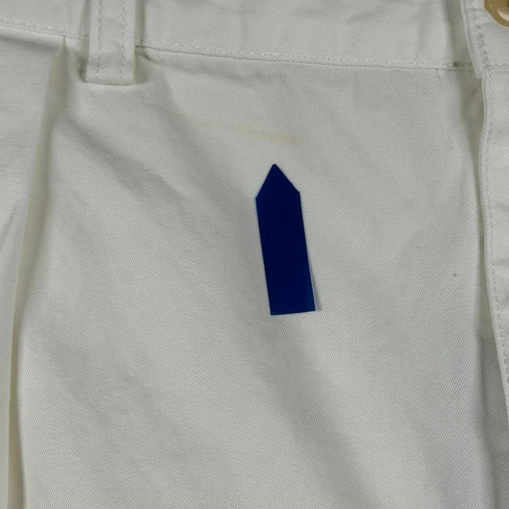 Polo Ralph Lauren Men's Andrew Pleated Shorts White Size 40 Cotton Classic Fit - Picture 6 of 11